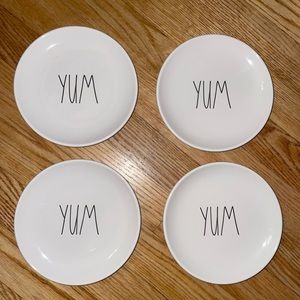 Rae Dunn “YUM” side plates